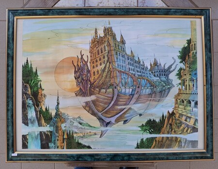 "Terra incognita"encres sur papier.prix.me contacter..