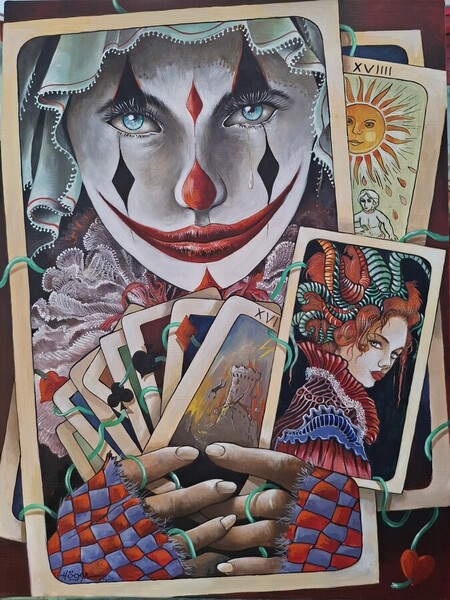 JOKER�S DREAMS.huile sur toile.15 f. Prix: me contacter.